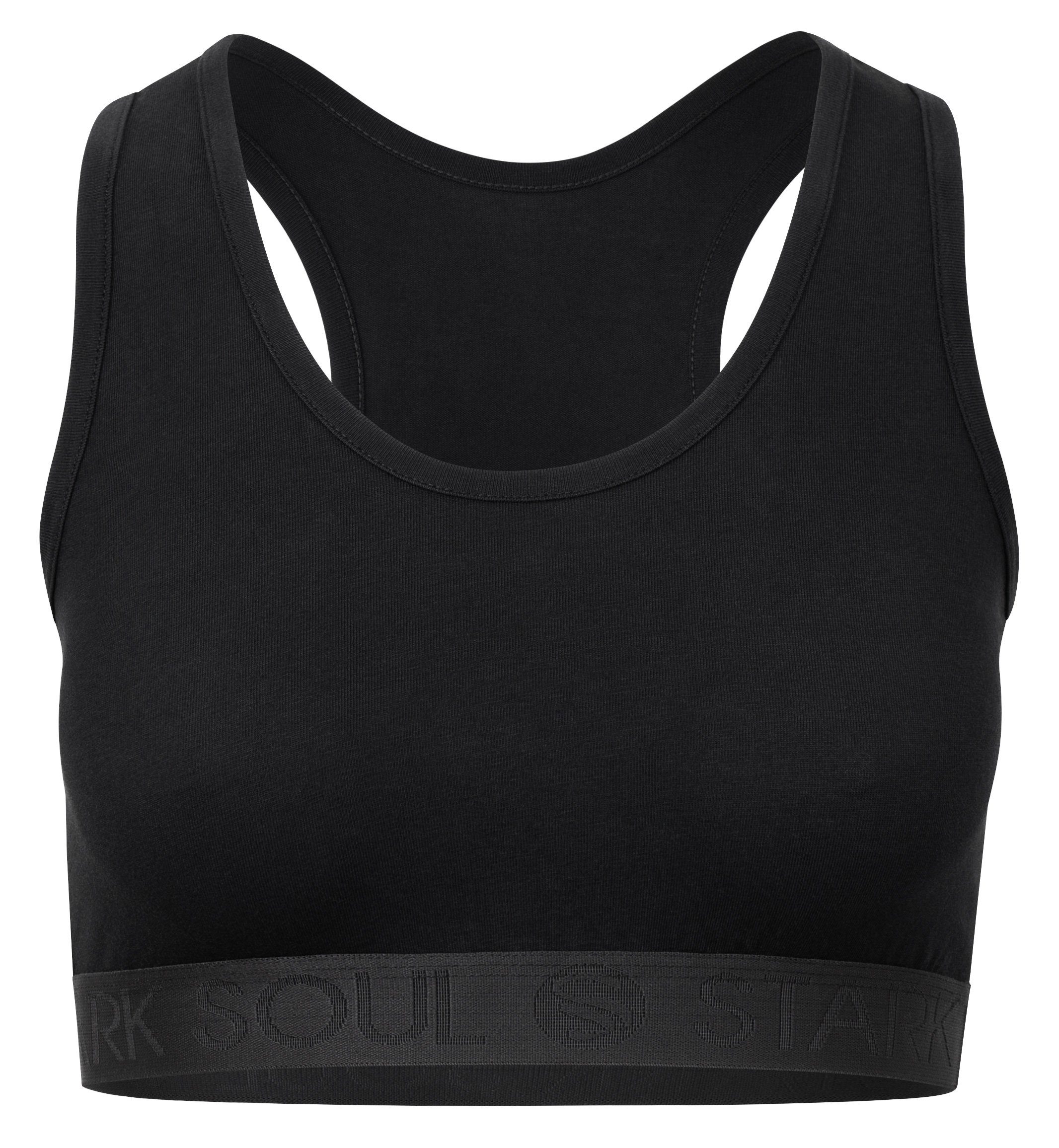 mit Stark Cotton Tender Soul® Baumwolle Racerback Bustier - Bustier