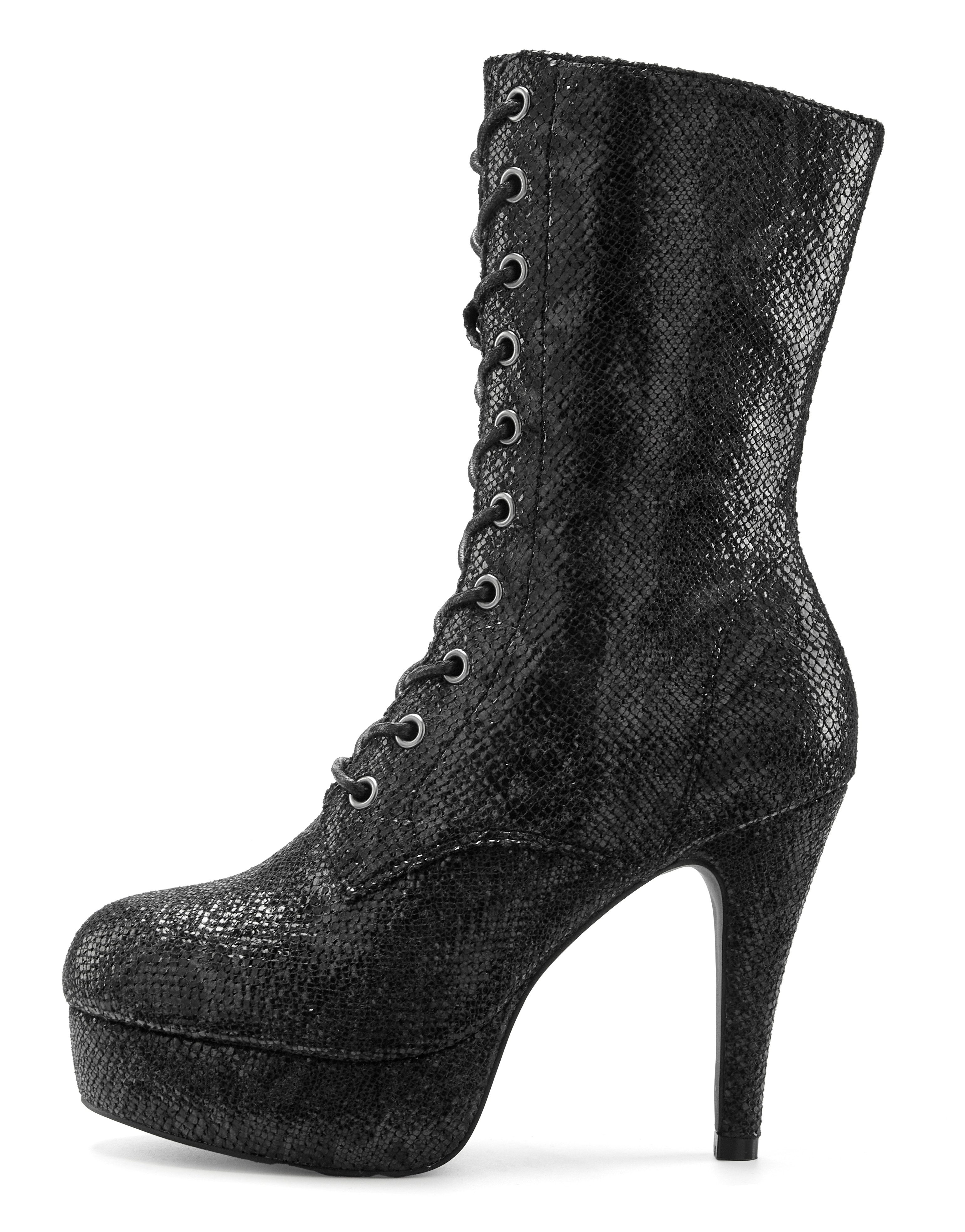 LASCANA Belle Affaire Stiefel Schnürstiefelette, High-Heel-Boots mit Plateauabsatz – Bild 4 von 5