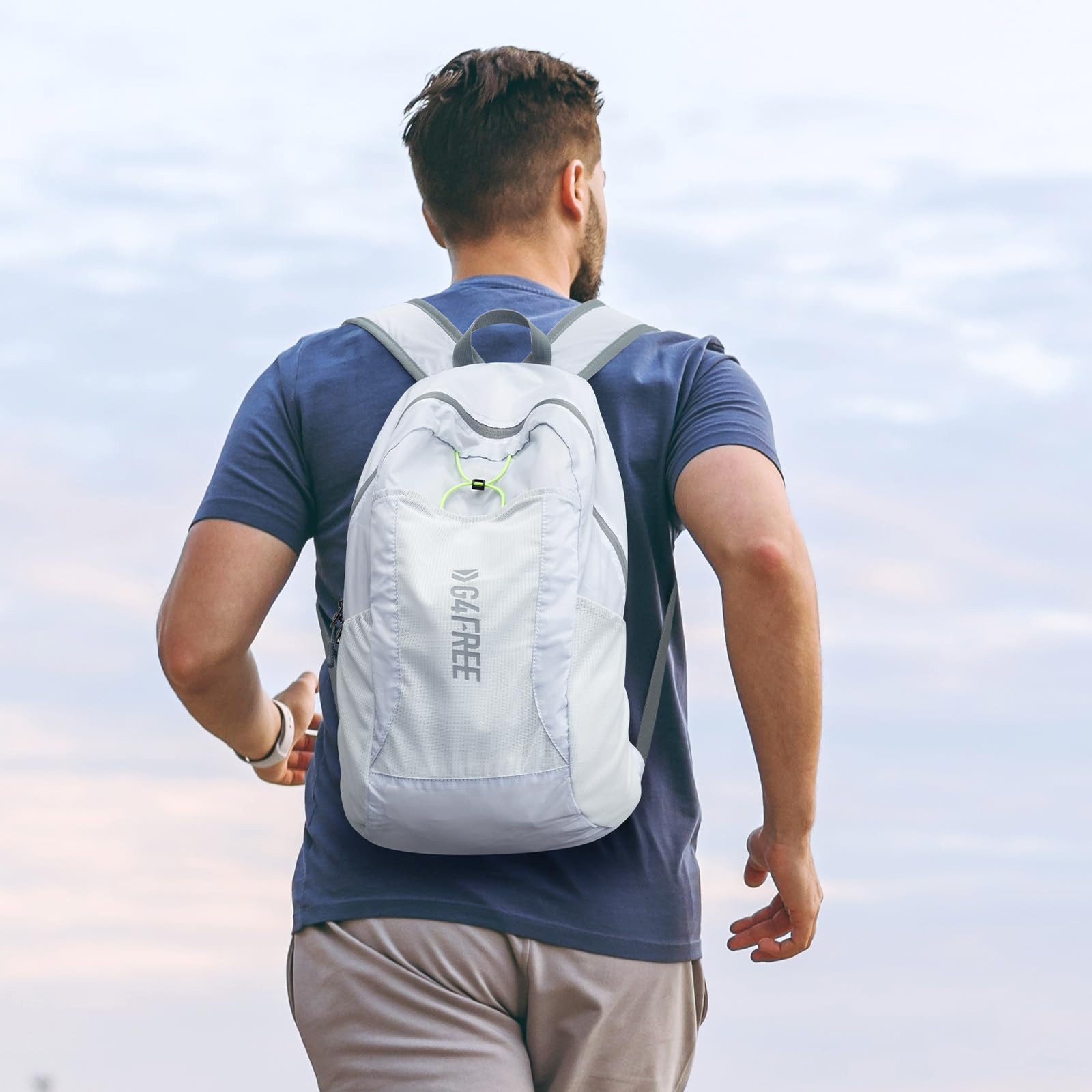 G4Free Wanderrucksack 10 L leichte, faltbare Freizeit-Schultertasche (1-tlg), 24L Faltbarer, wasserdichter Wanderrucksack