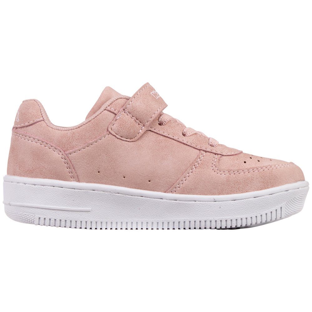 Kappa Sneaker - in Lederoptik schöner rosé-white