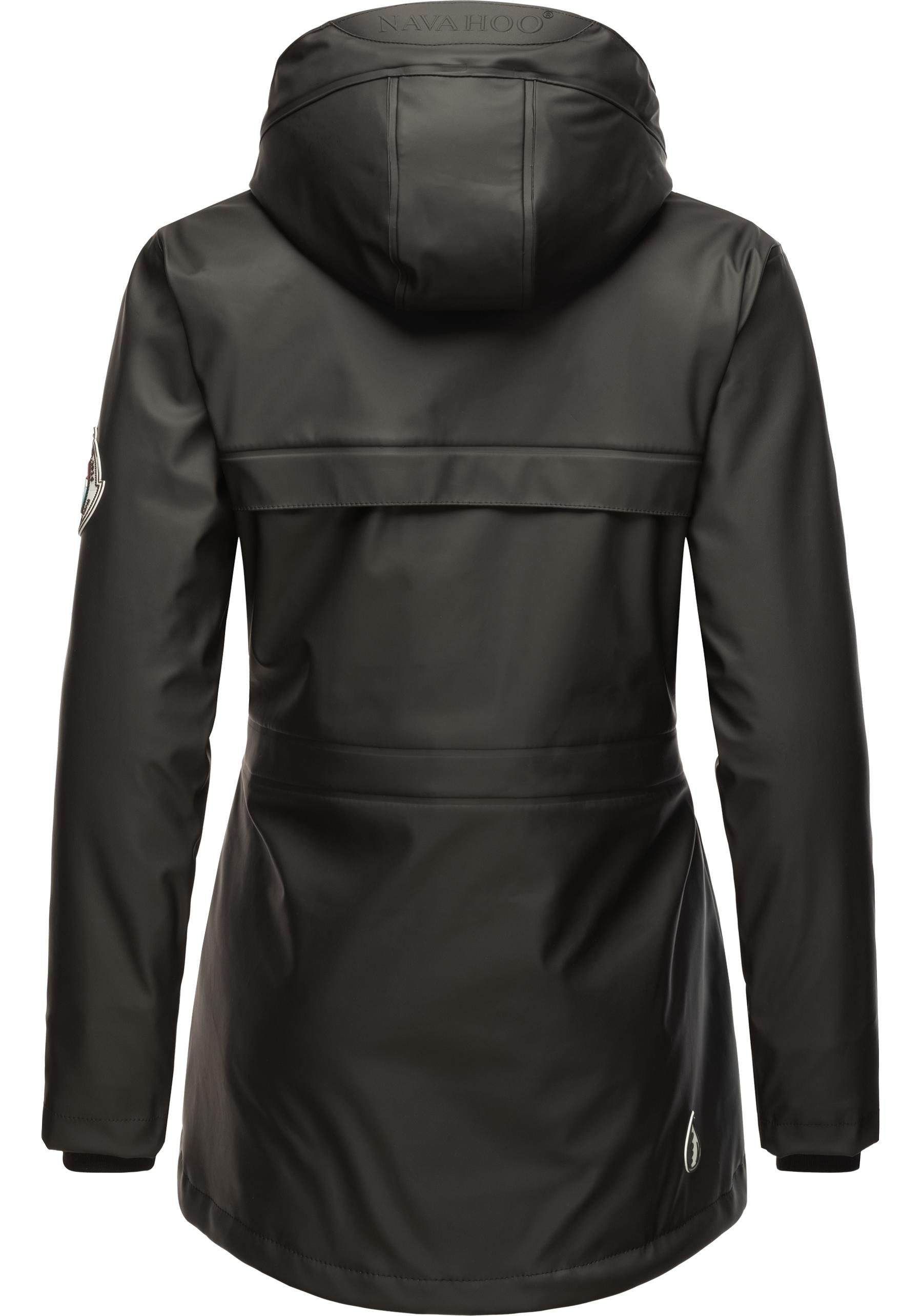 Navahoo Regenjacke Oceans Heart stylischer wasserdichter Regenmantel mit Kapuze
