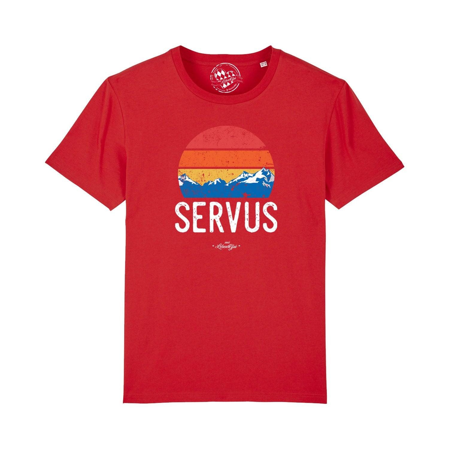 Bavariashop T-Shirt Herren T-Shirt "Servus" günstig online kaufen