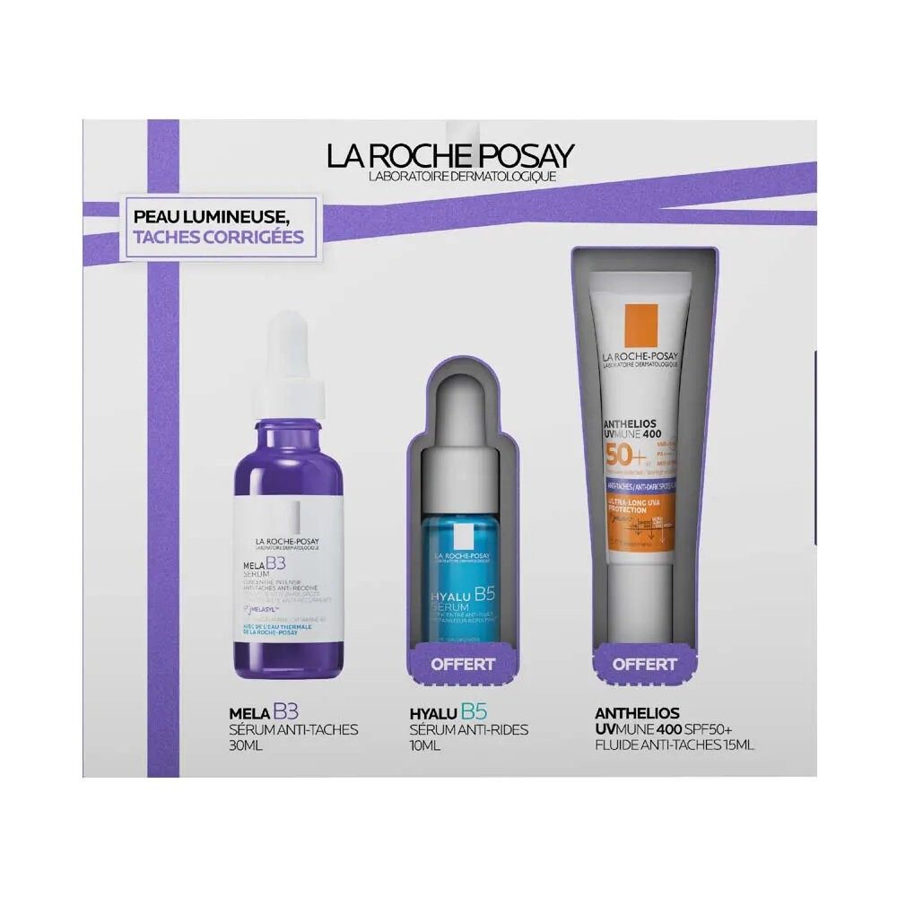 La Roche-Posay Gesichtspflege-Set Mela B3 Serum-Set für strahlende Haut und korrigierte Stellen