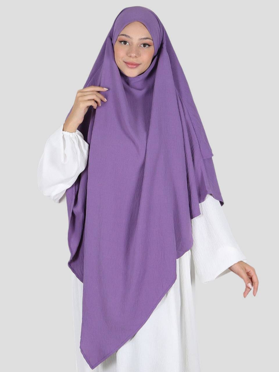 Kopftuch Zweilagiger Khimar Aqsa Jazz islamischer Khumur Kopftuch Hijab Nikab