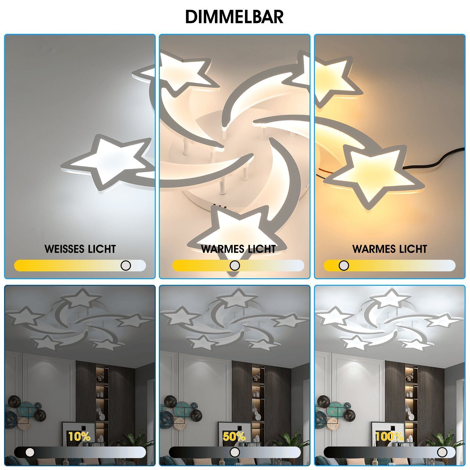 WILGOON Deckenleuchte 30W Modern LED Deckenleuchte günstig online kaufen