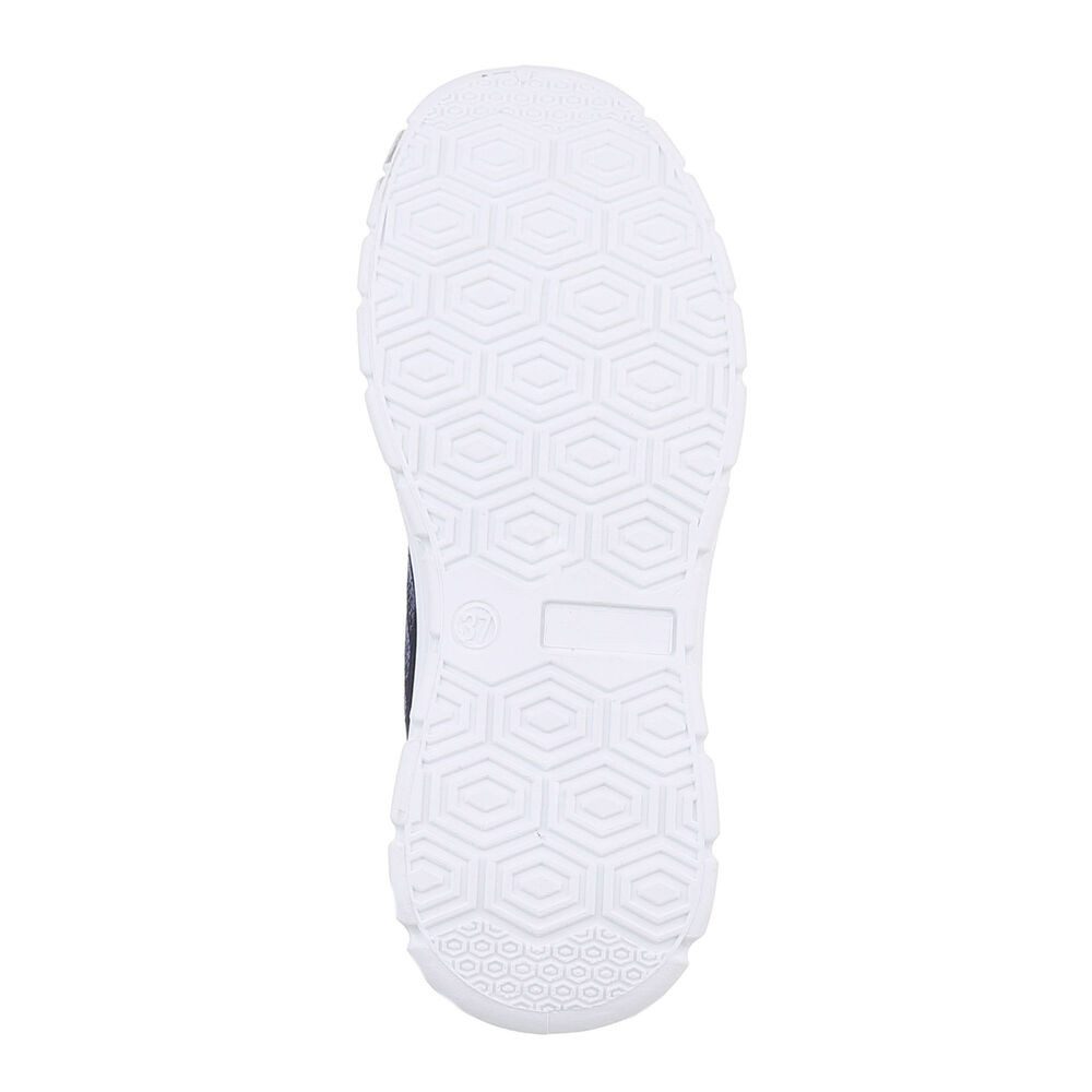 Ital-Design Damen Low-Top Freizeit Sneaker (86188297) Flach Sneakers Low in Dunkelblau