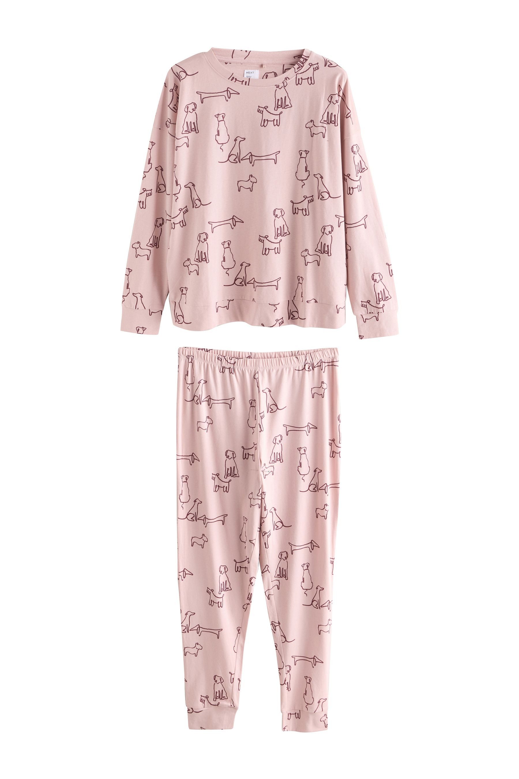 Next Pyjama Langärmeliger Pyjama (2 tlg) günstig online kaufen
