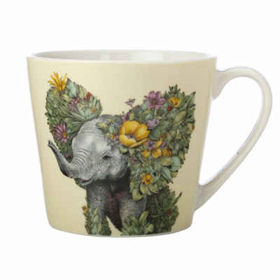 Maxwell & Williams Becher WILD PLANET Elefant 370 ml, Porzellan