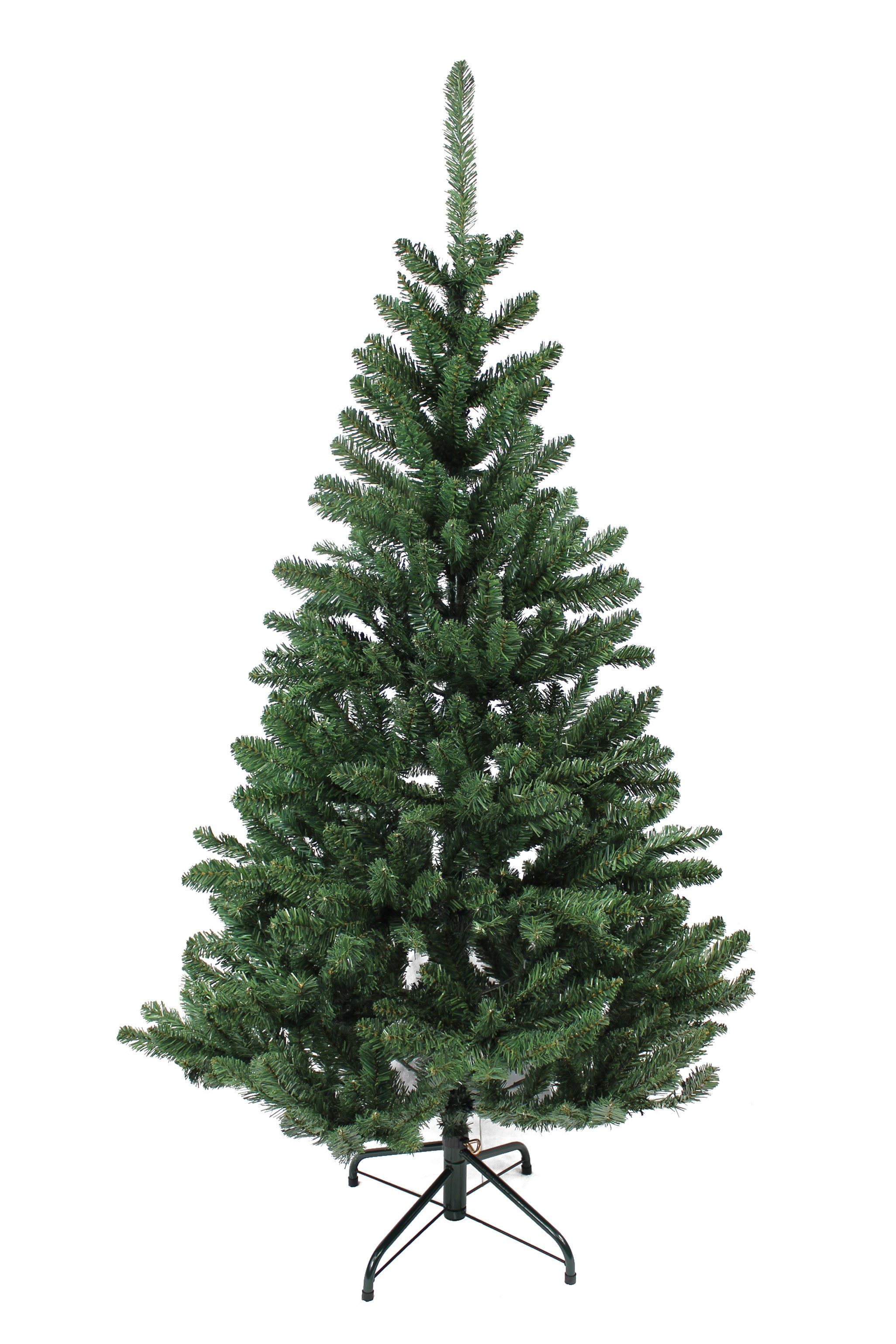 Arnusa Künstlicher Weihnachtsbaum Tannenbaum Christbaum Klappbar mit Metall-Ständer, Edeltanne, sehr realistisch, einfache Montage
