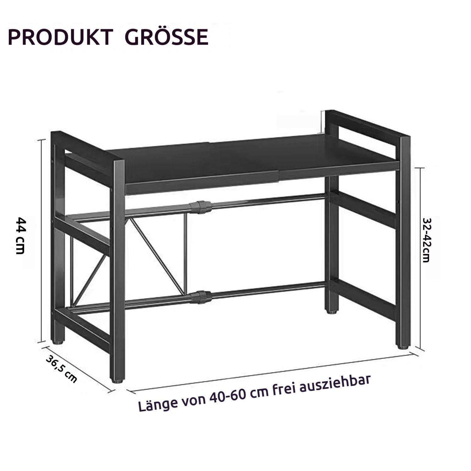 GLIESE POWER Küchenregal Mikrowelle, packung 1-tlg., günstig online kaufen