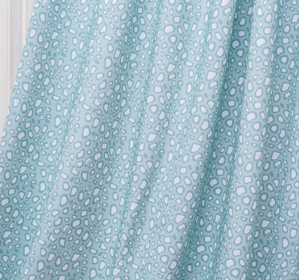 lillestoff Stoff Bio Jersey Stoff Leopard, Lillestoff Leo Mini Pastell rainforest, Meterware, 50 cm x 150 cm