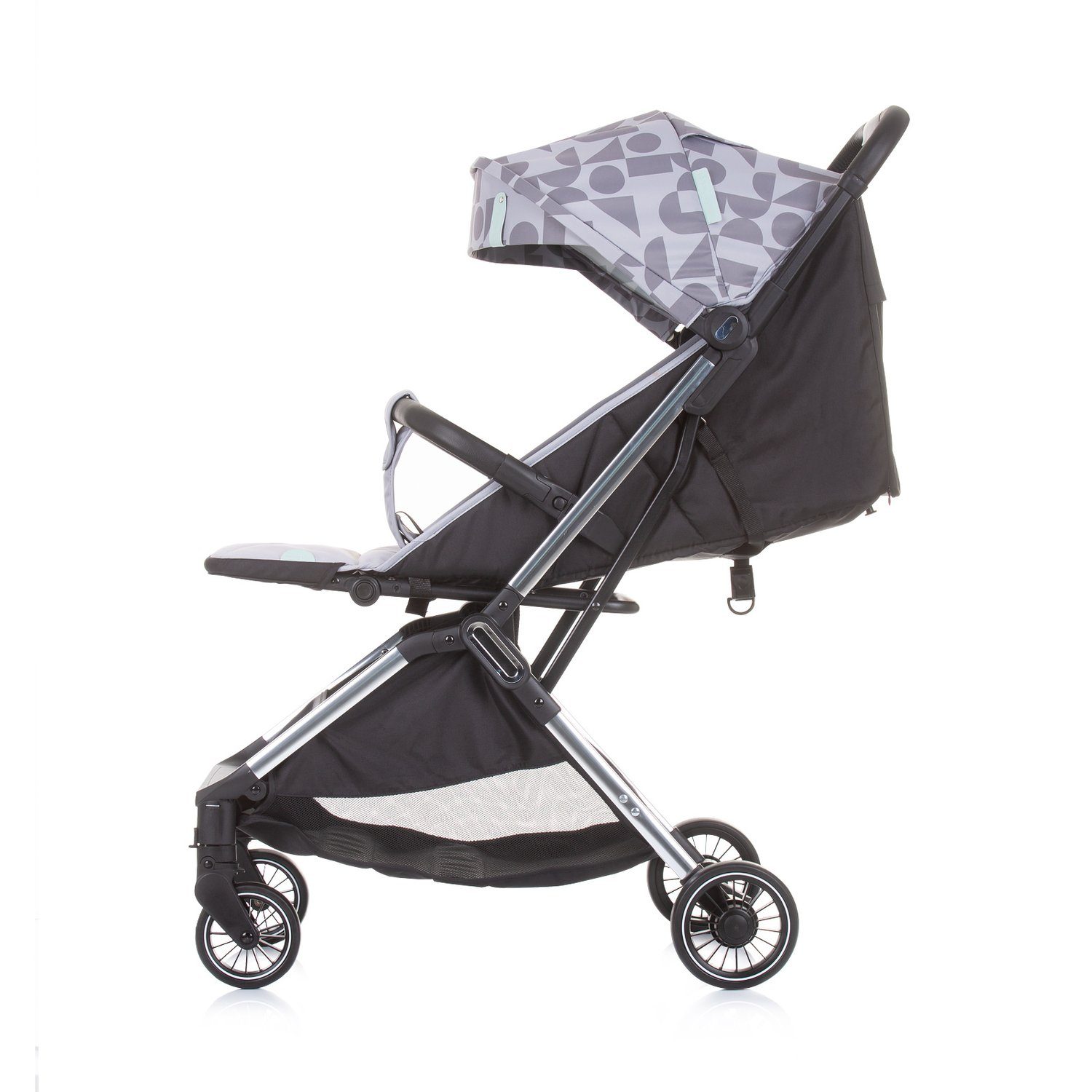 gefederte grau Buggy Go, Korb Räder Chipolino Kinder-Buggy faltbar Easy Lenkerbremse Kinderwagen