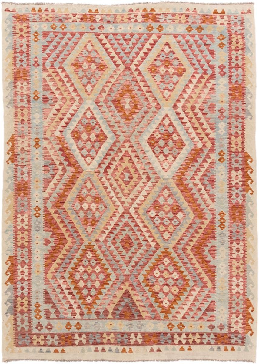 Orientteppich Kelim Afghan 209x287 Trading, Nain 3 Orientteppich, Handgewebter Höhe: mm rechteckig