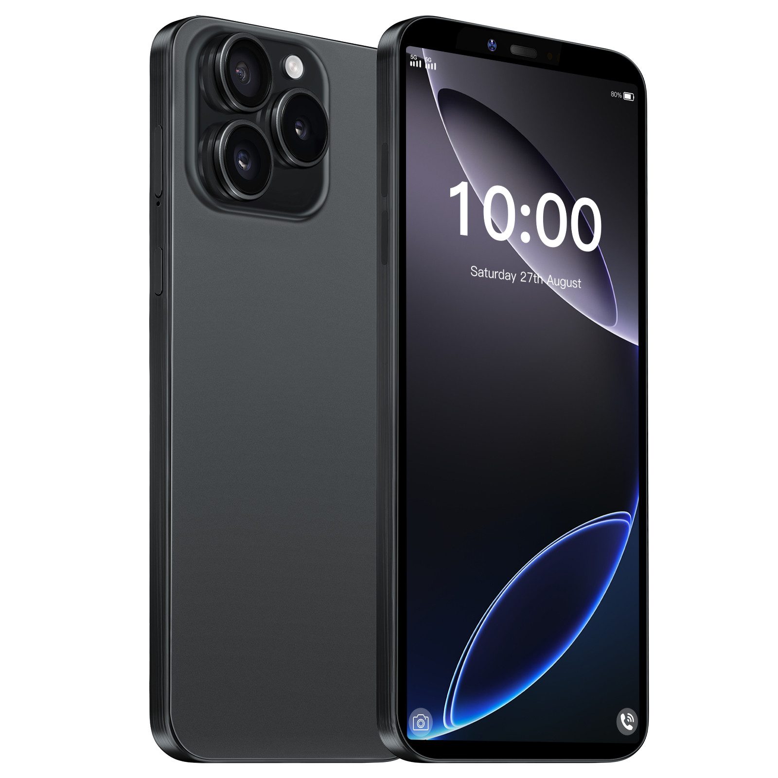 Fine Life Pro Entsperrtes Telefon, 4G LTE FDD/TDD-Smartphone, Dual-SIM-Karte, Smartphone (Speicher 4GB RAM+64GB ROM, 6,56-Zoll-Android-Phone Freies Telefon)