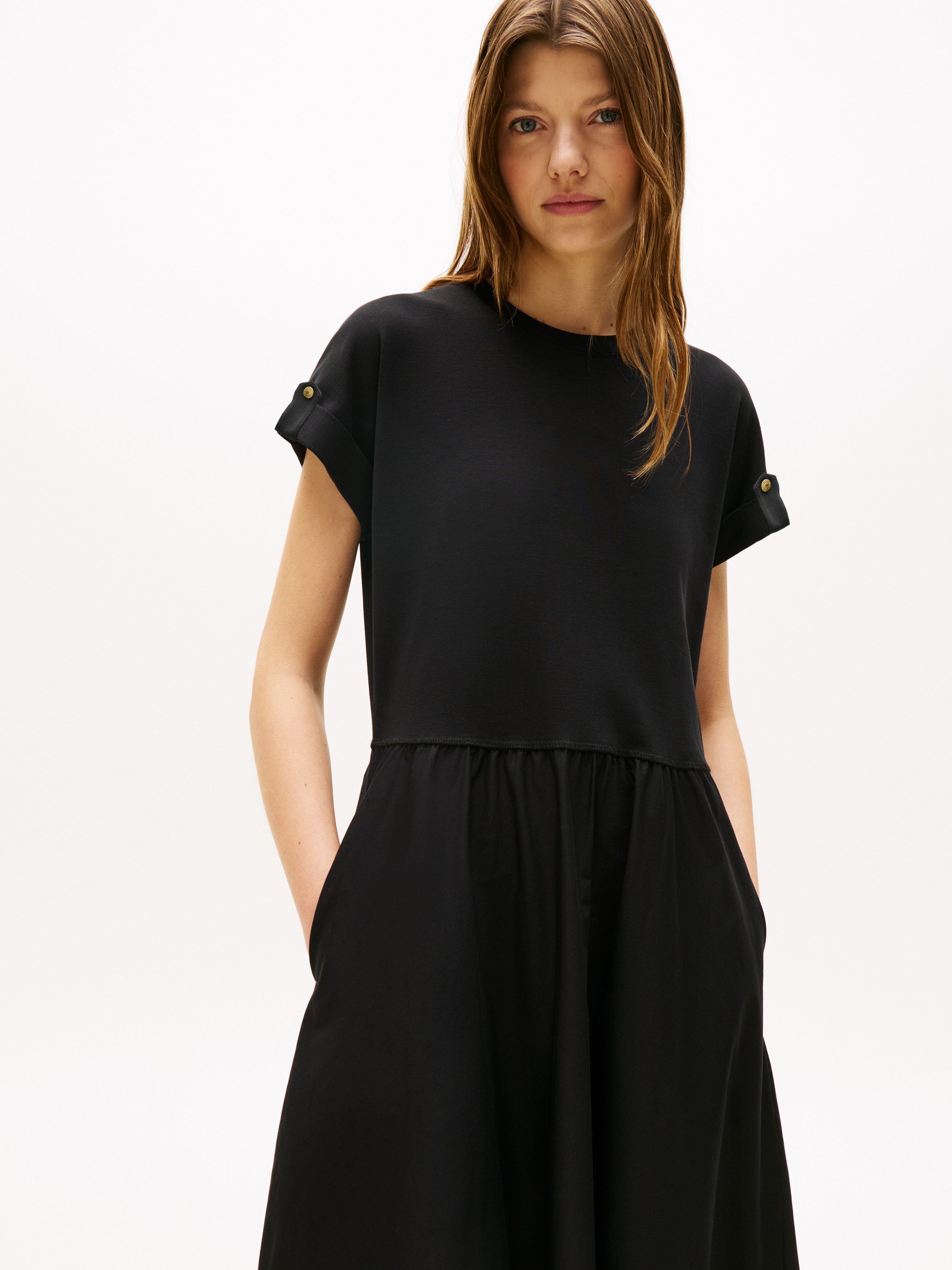 Tommy Hilfiger A-Linien-Kleid MODERN CODY MIDI günstig online kaufen