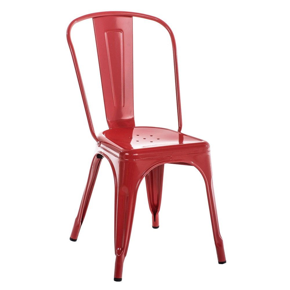 CLP Stuhl Stapelstuhl Bistrostuhl Küchenstuhl (Spar-Set, 1 St), stapelbar, bis 200 kg belastbar, pulverbeschichtet