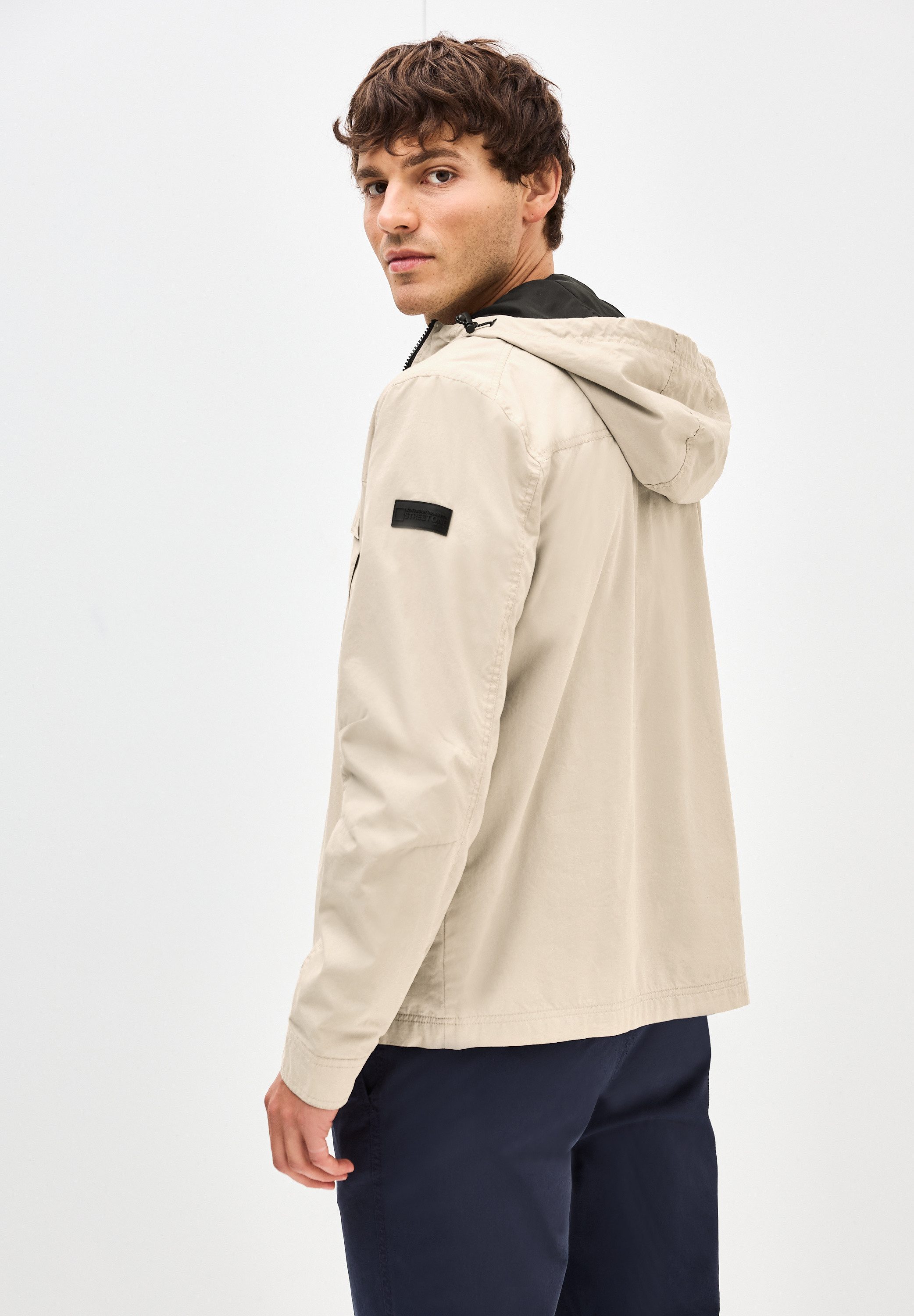 STREET ONE MEN Funktionsjacke mit Kapuze günstig online kaufen