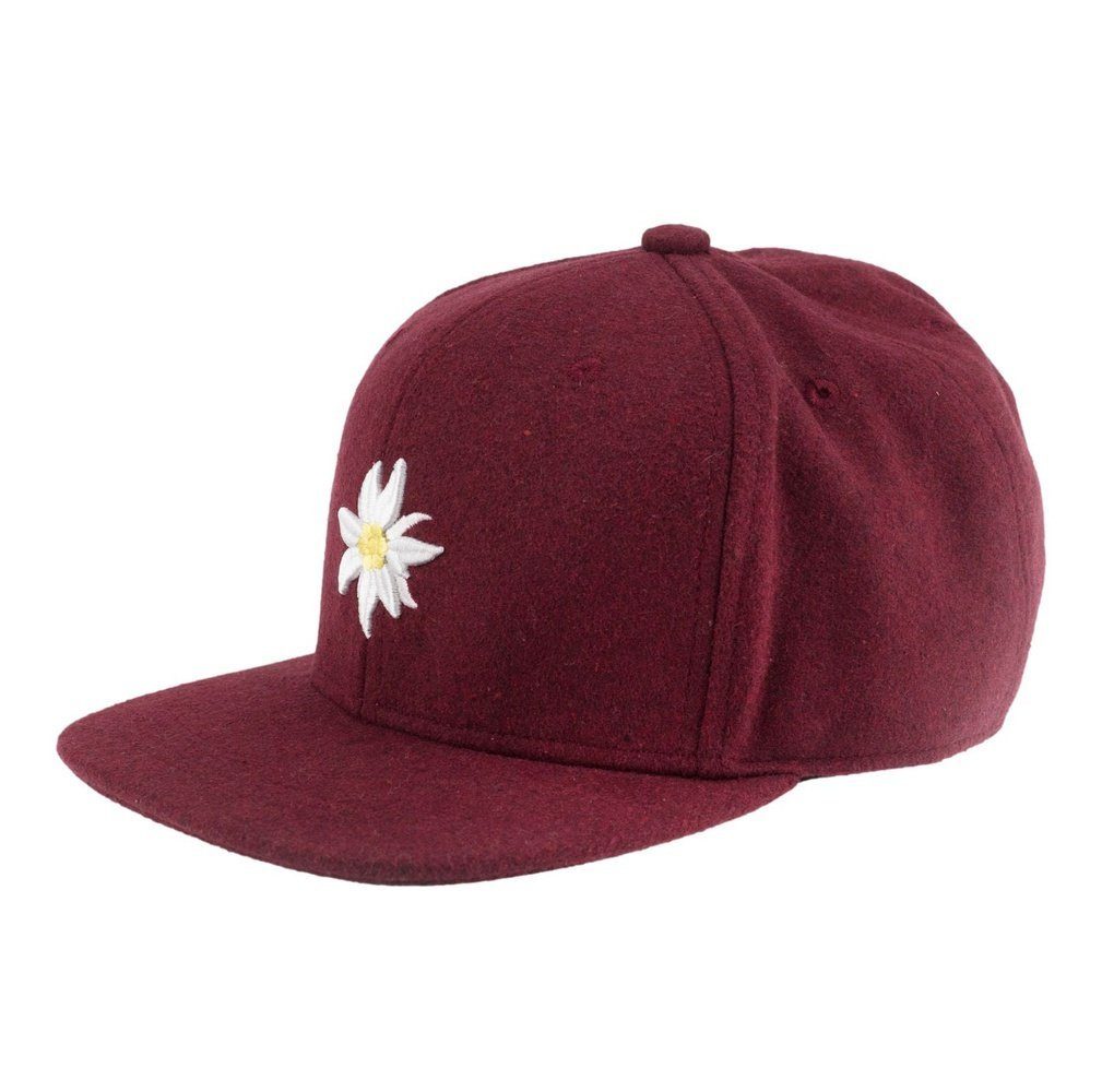 Bavarian Caps Baseball Cap bavarian caps Fitted Cap Edelweiß rot