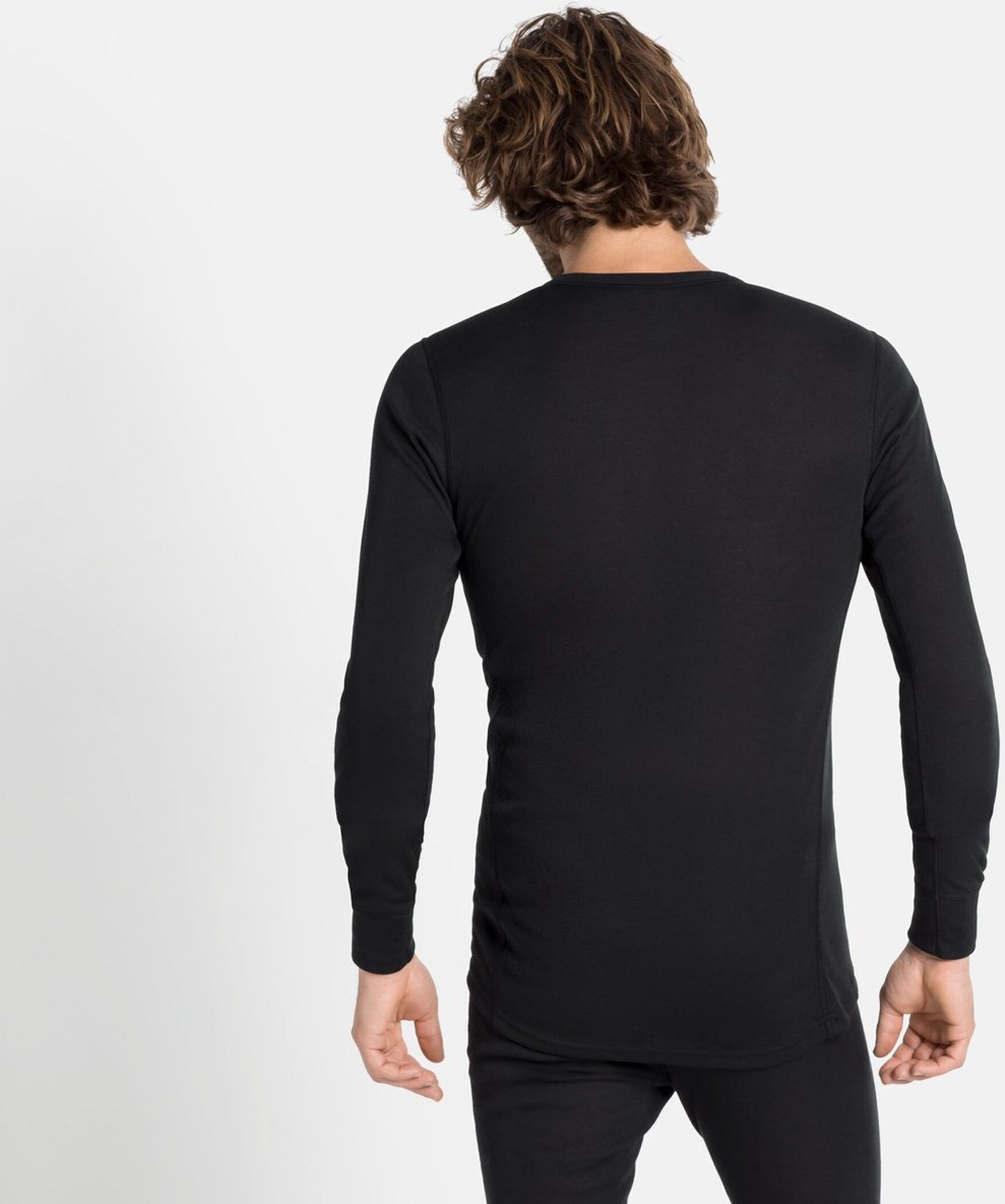 Odlo Funktionsshirt BL TOP crew neck l/s-ACTIVE WARM mit Rundhalsausschnitt, Kurzarm, schnell trocknend, atmungsaktiv