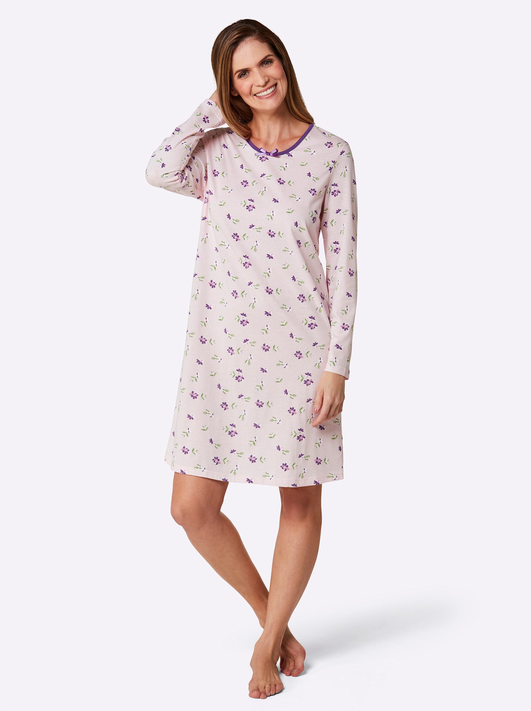 Witt Sleepshirt Sleepshirts Langarm (2-tlg)