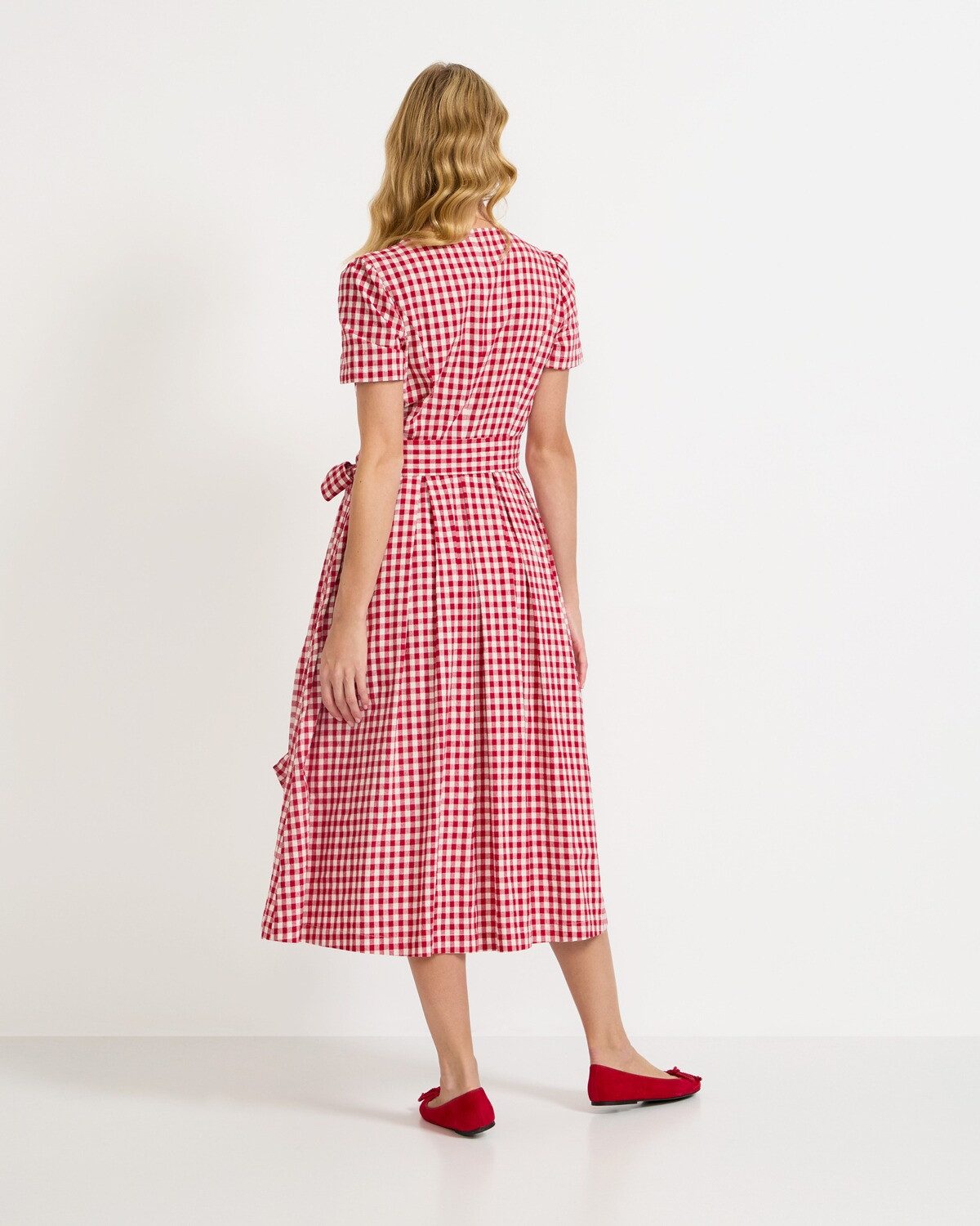Luis Steindl Trachtenkleid Vichykaro-Leinenkleid – Bild 5 von 5