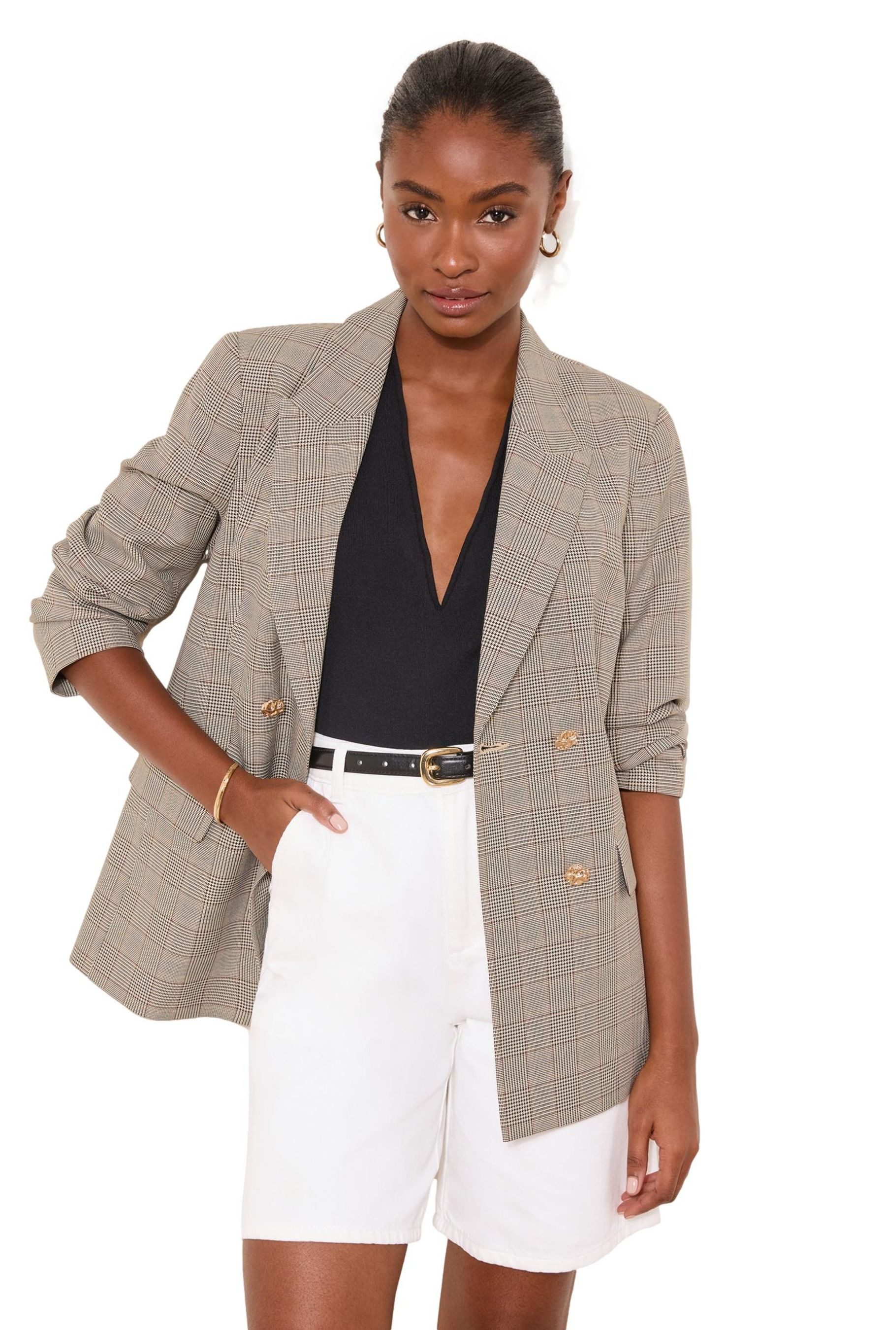 LIPSY Jackenblazer Lipsy Zweireihiger Blazer (1-tlg)