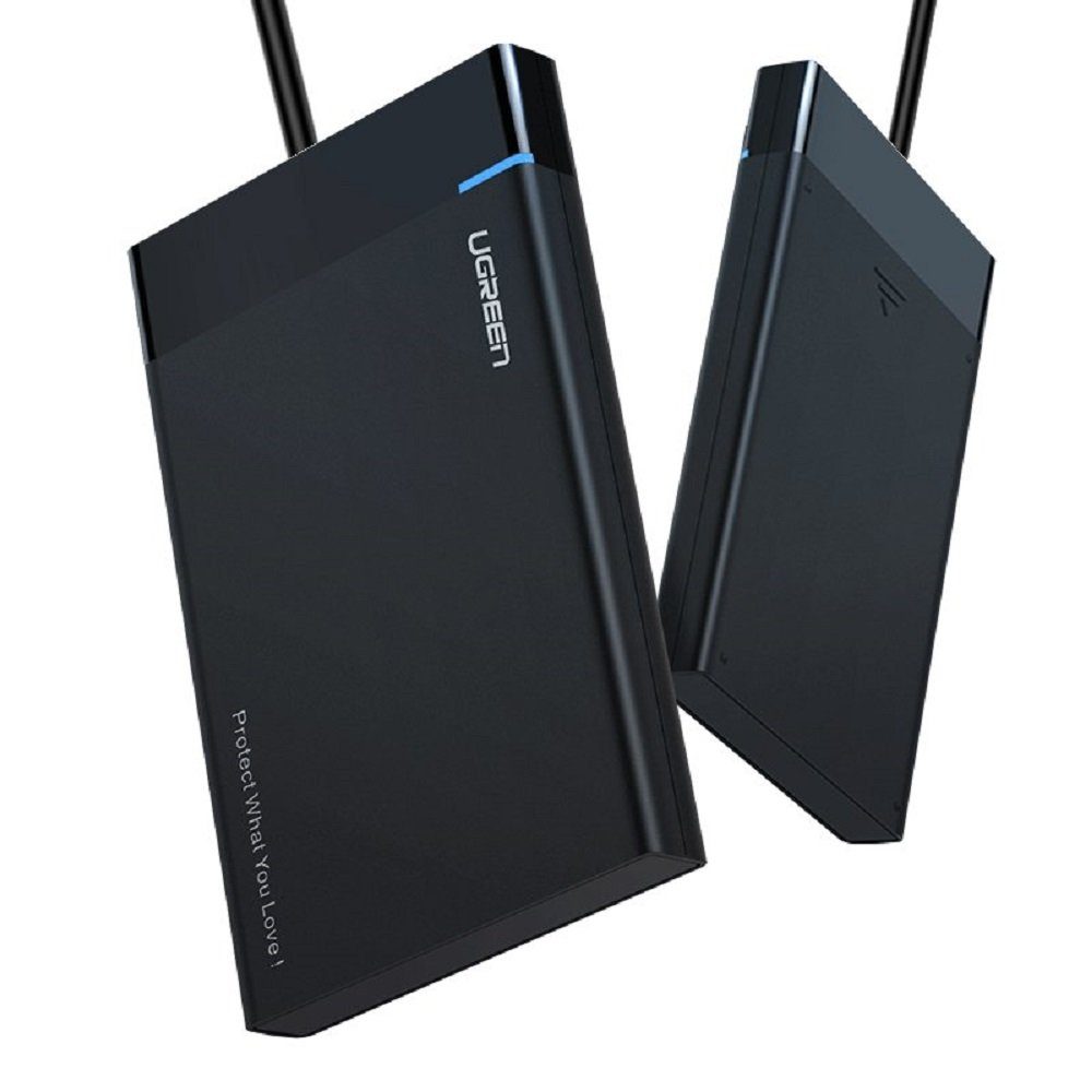 UGREEN Festplatten-Gehäuse »Schacht für HDD SSD Festplattengehäuse SATA 2.5''  USB 3.0 Externes Gehäuse schwarz« online kaufen | OTTO