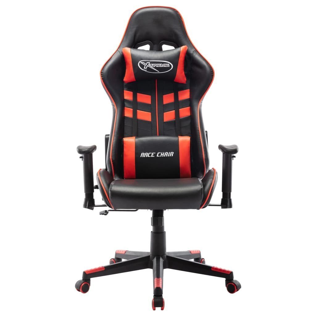 Gaming-Stuhl (1 Schwarz und Gaming-Stuhl rot Schwarz und Kunstleder Schwarz St) Rot und vidaXL rot |