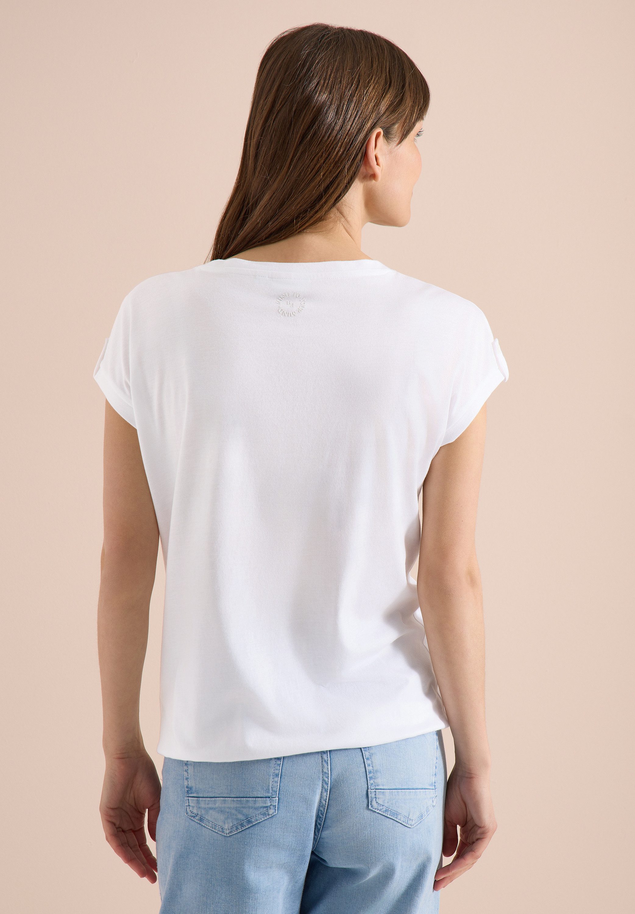 CECIL T-Shirt mit Rundhalsausschnitt