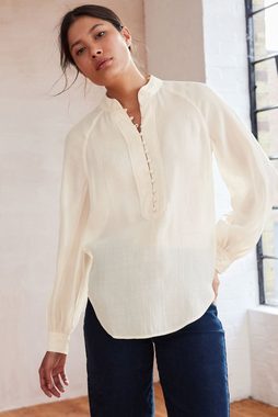 Next Langarmbluse Langärmelige Bluse mit Knopfdetail (1-tlg)