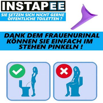 MAVURA Urinal INSTAPEE Frauenurinal unterwegs Stehpinkler Pinkelhilfe, Frauen Urinal Camping Toilette