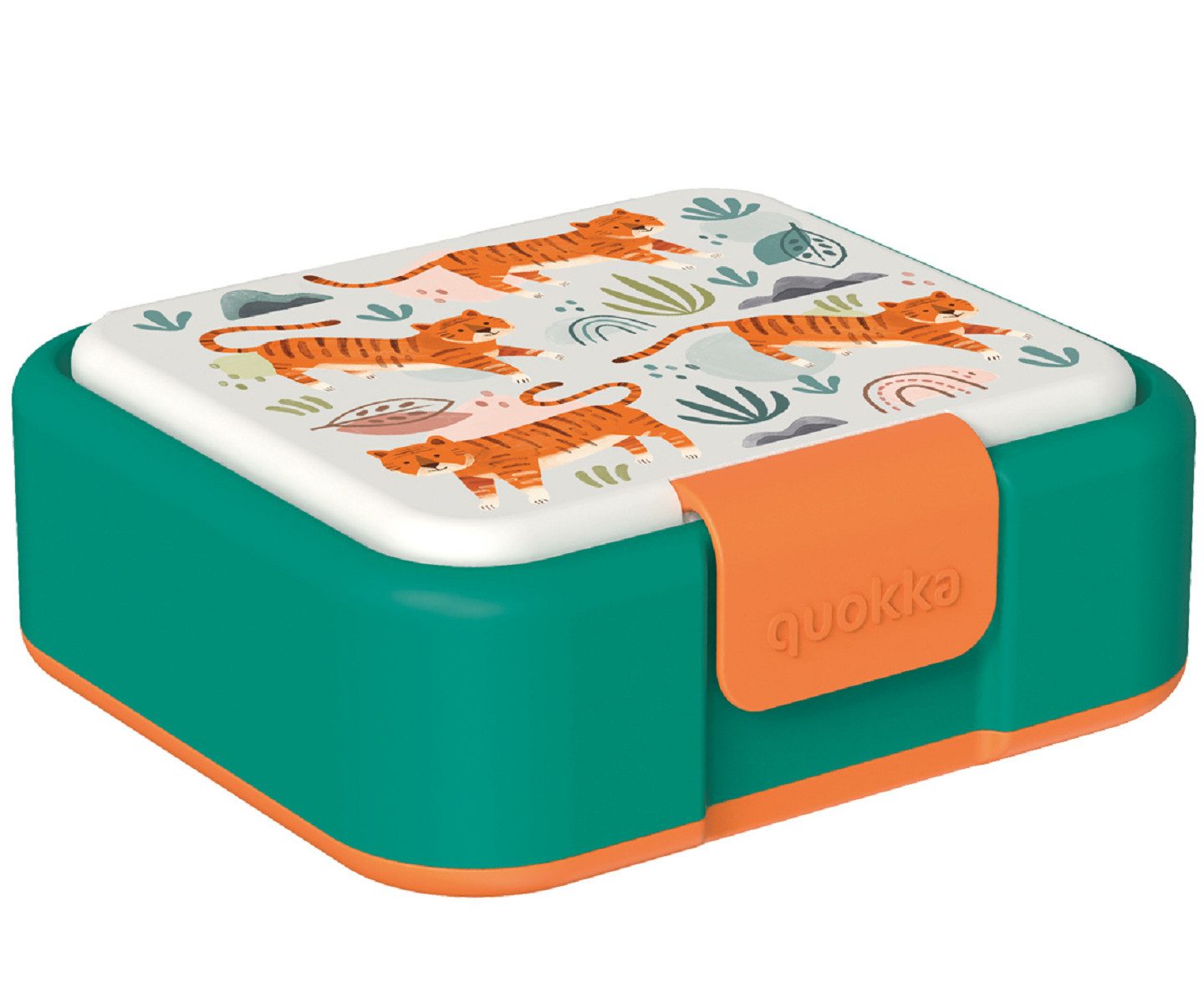 Quokkabottle Lunchbox Twist Kids Brotdose Doppelwand Kinder Lunchbox 4-Fächer, Vier praktische Fächer