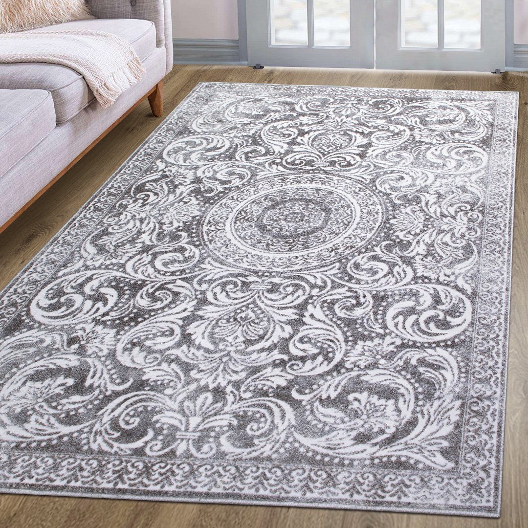 oKu-Tex Teppich Victoria Wohnzimmerteppich 3-D Effekt, Orientalisches Muste günstig online kaufen