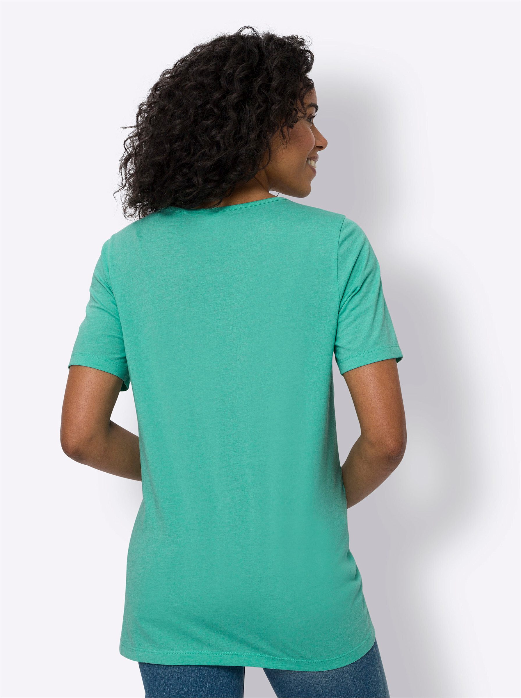 Sieh an! T-Shirt Longshirt . günstig online kaufen