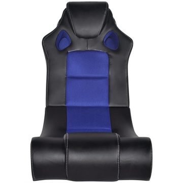 möbelando Gaming-Stuhl 292025 (LxBxH: 94x51x78 cm), mit Lautsprechern in Schwarz und Blau