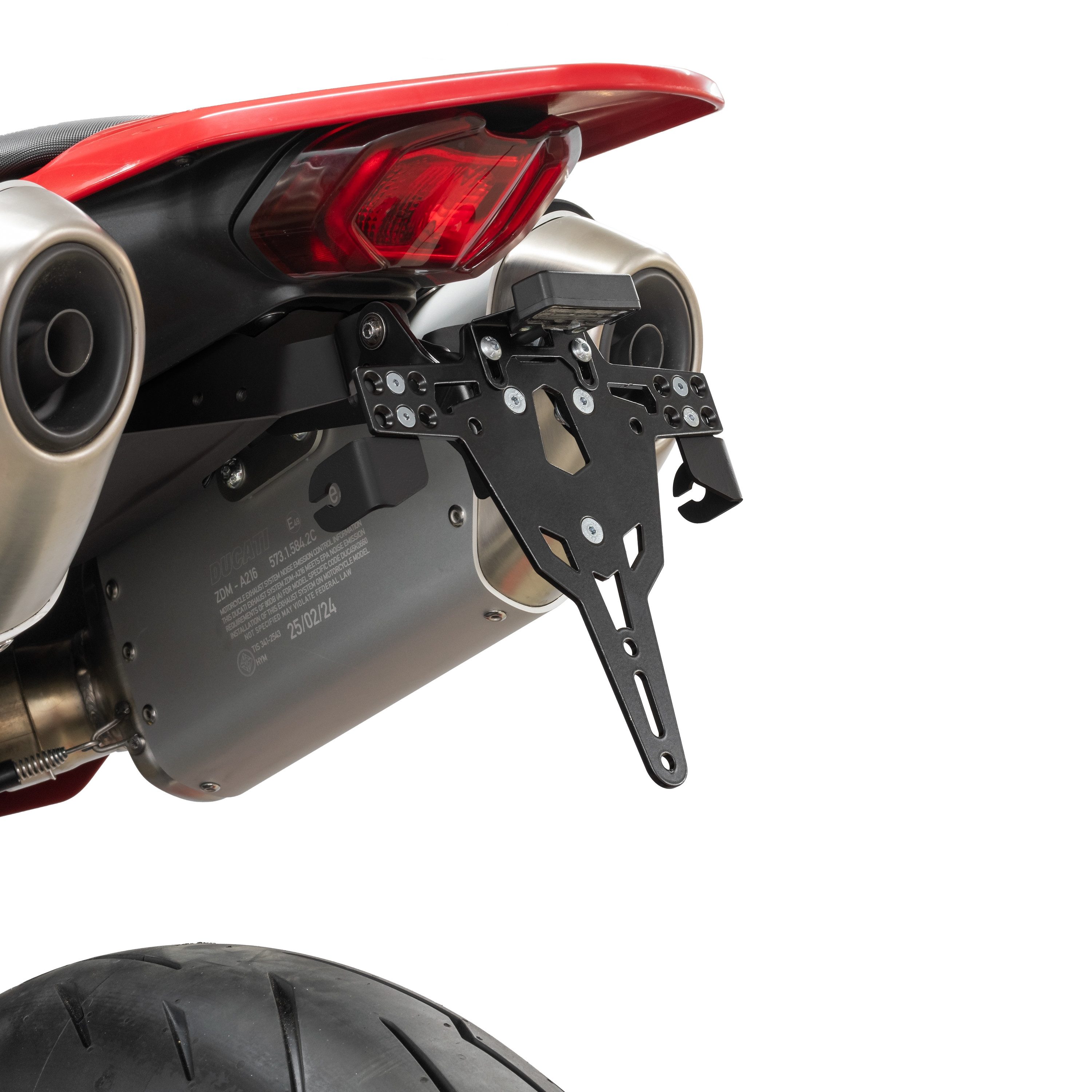 ZIEGER Kennzeichenhalter Pro Kennzeichenhalter für Ducati Hypermotard 698 Mono