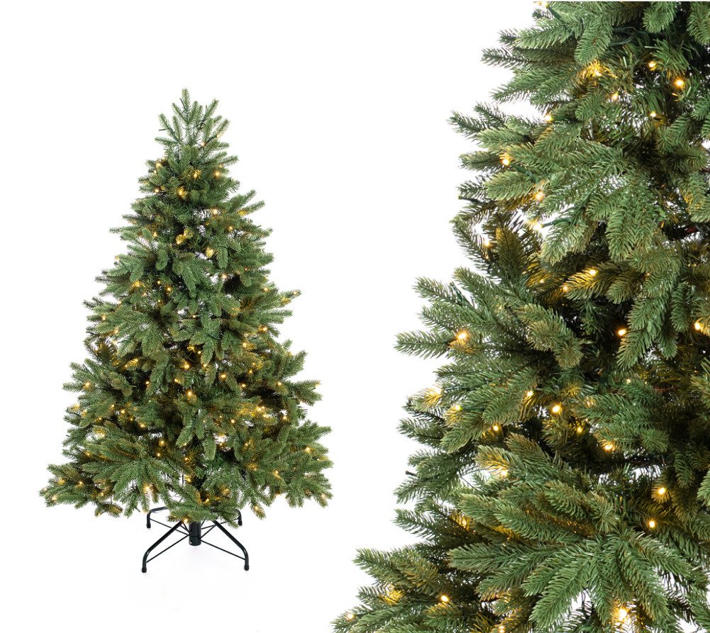 Evergreen Classics Künstlicher Weihnachtsbaum Roswell Kiefer, LEDs, Nadeln aus PE und PVC