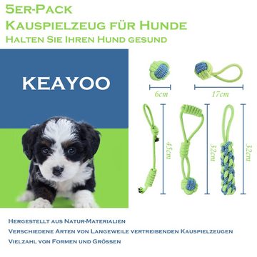 KEAYOO Kauspielzeug Hundespielzeug, (5-tlg), 5 /12 Teile Kauspielzeuge in verschiedenen Größen