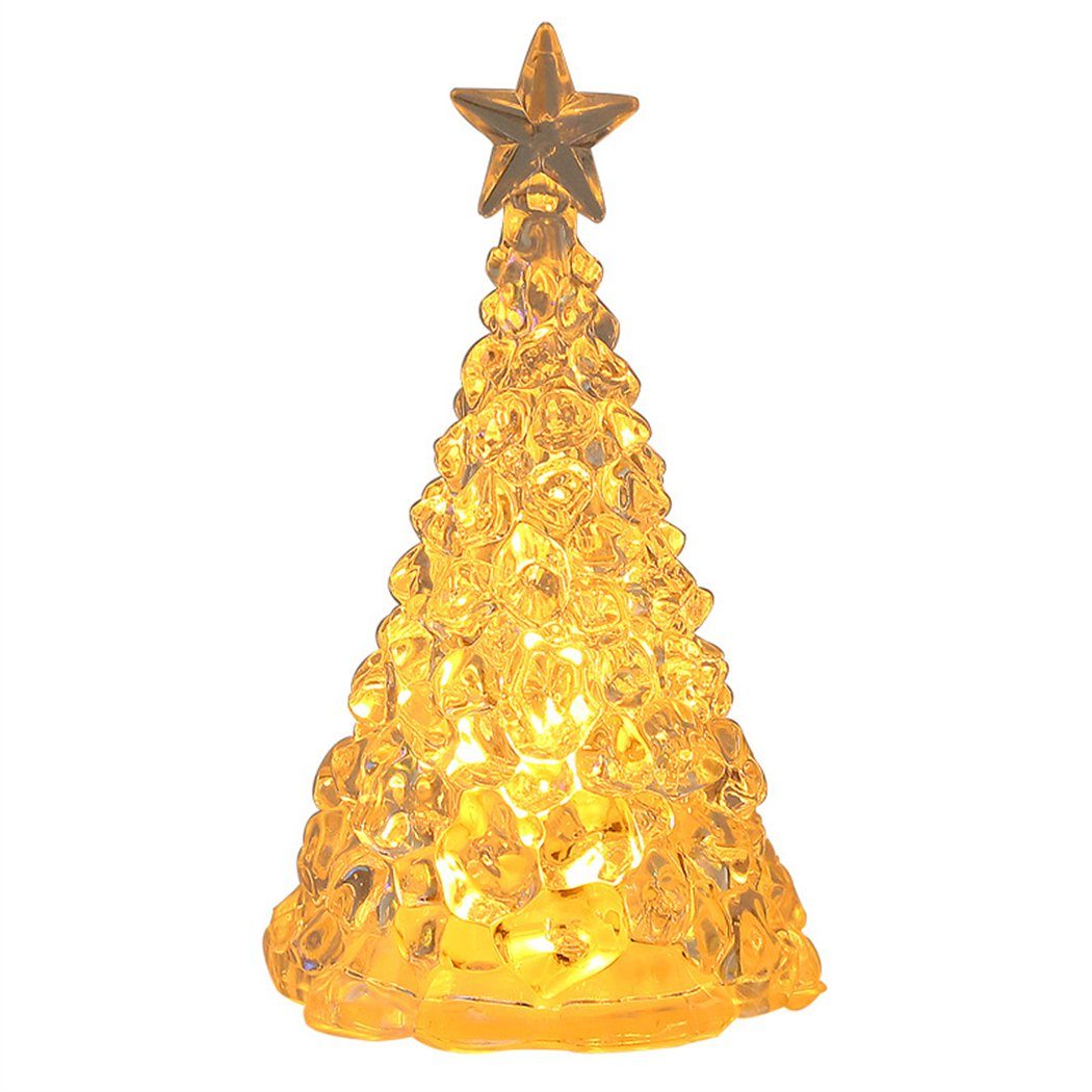 Mini DAYUT Künstlicher Weihnachtsbaum Nachtlicht, LED Weihnachtsbaum Weihnachtsdekoration