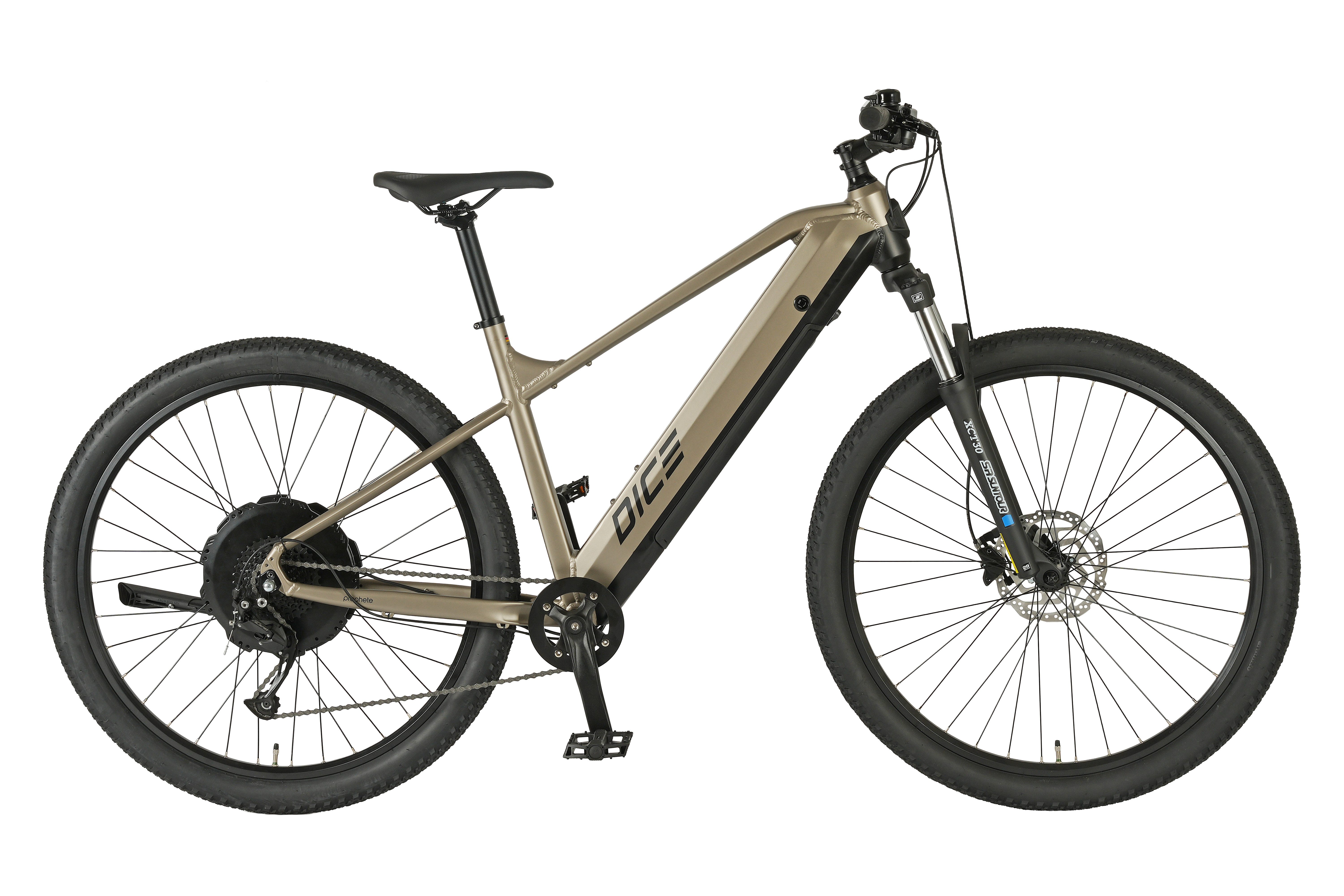 Prophete E-Bike Mountainbike Dice 2.8, 8 Gang Shimano Alivio Schaltwerk, Kettenschaltung, Heckmotor, 480 Wh