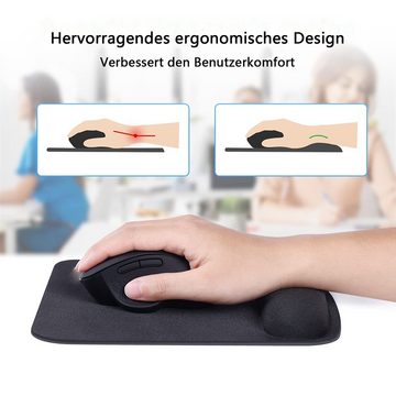 GelldG Mauspad Mauspad mit Gelkissen, wasserdicht Ergonomisches Komfort Mauspad