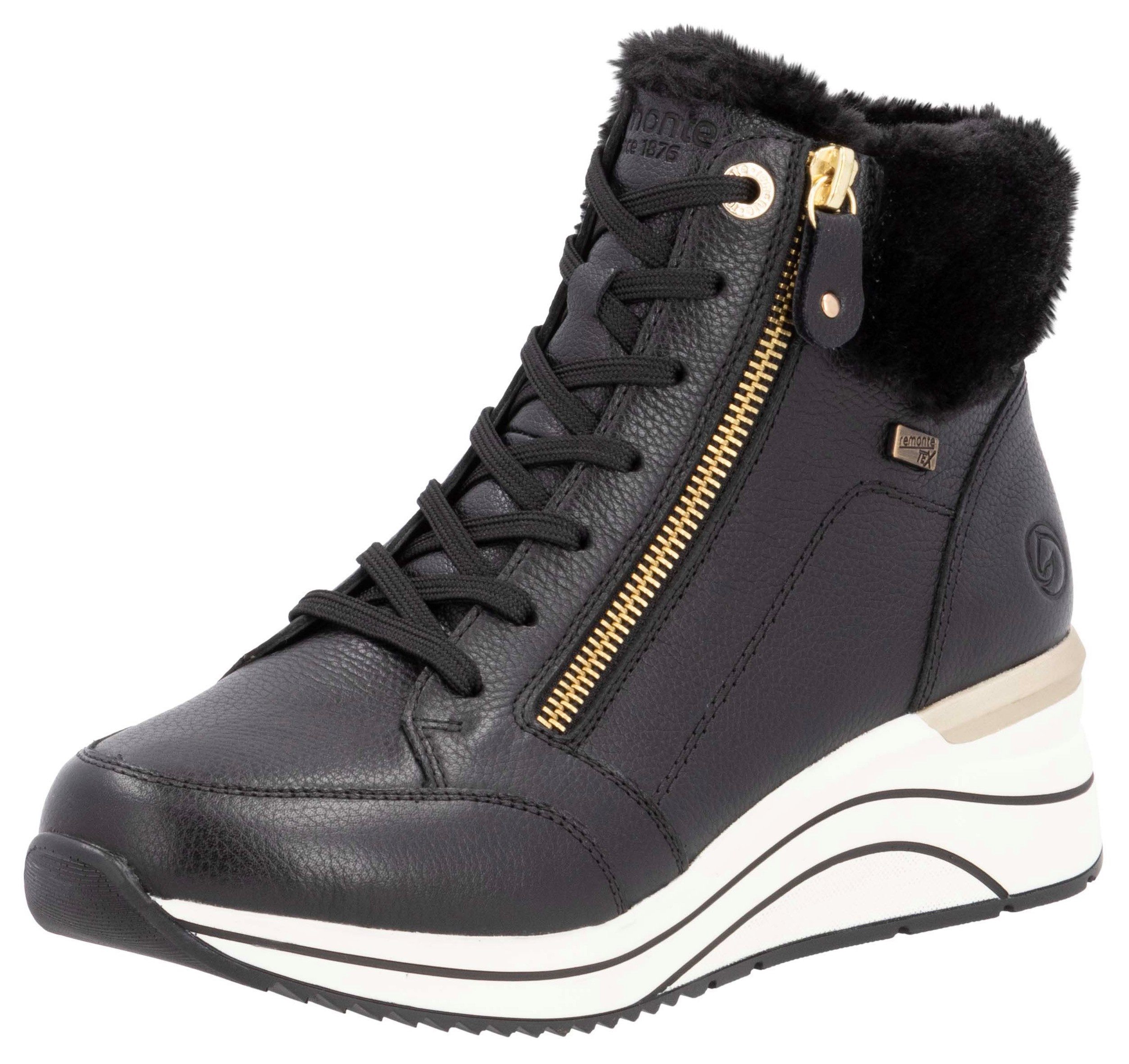 Remonte Winterstiefelette, Keilabsatz, Schnürboots mit wasserabweisender günstig online kaufen