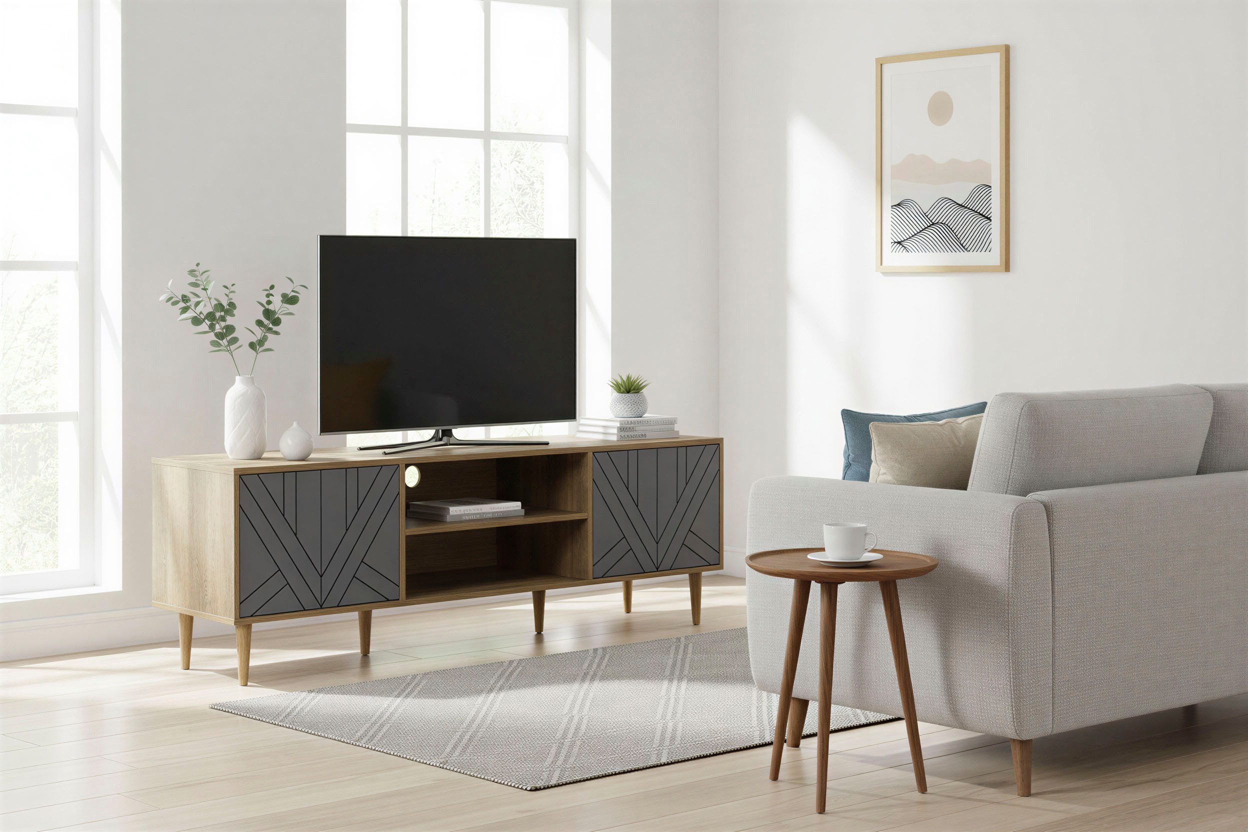 MÖBILIA Lowboard Adeen, Kommode im zeitlosen Design