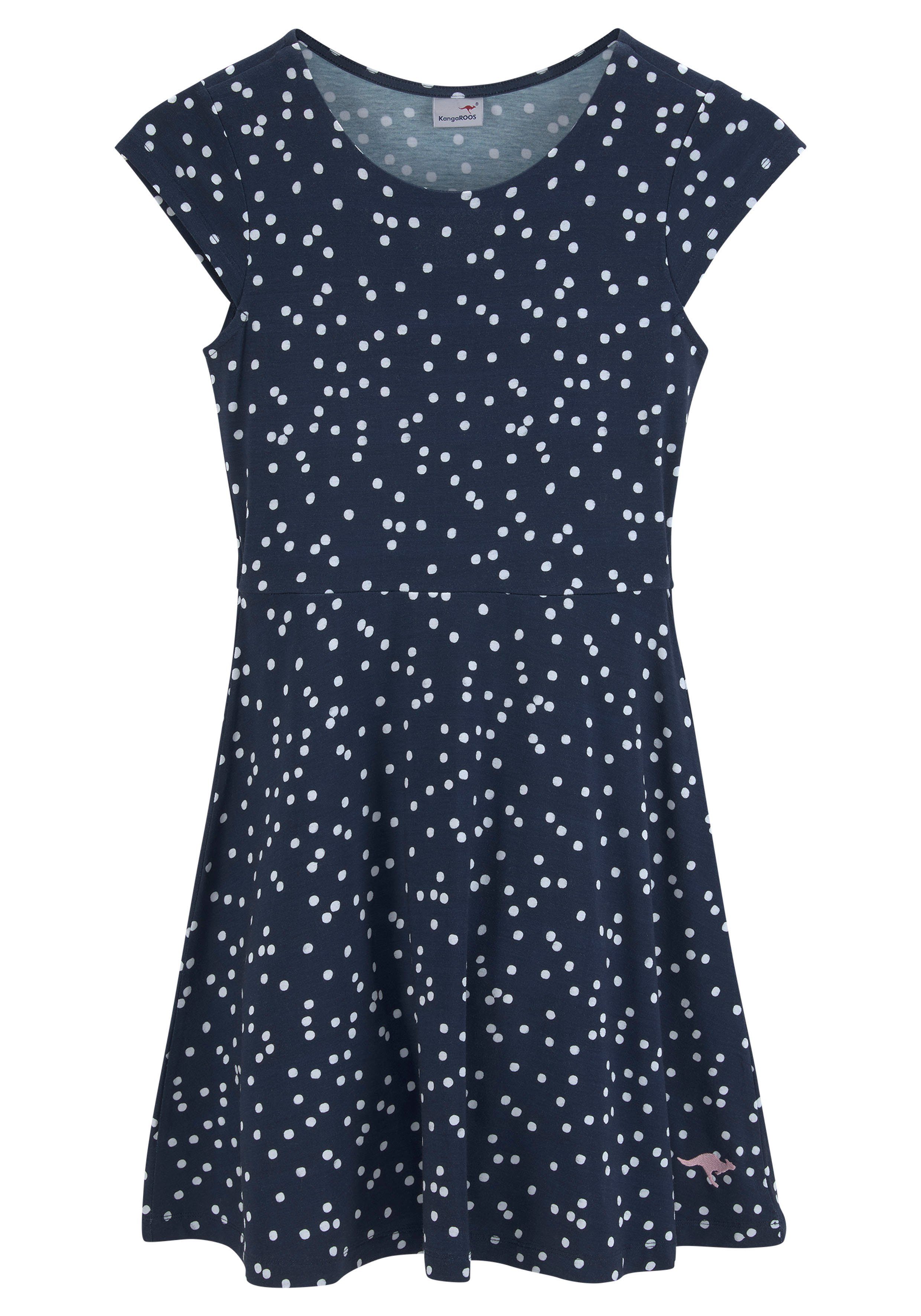 KangaROOS Jerseykleid, Skaterkleid aus Viskose für Sommer und Party, kniefrei, modisch, aus Viskose und Elasthan. Reduzierter Preis € 24,99. Unverbindliche Preisempfehlung € 29,99, (€ 24,99 pro 1 Stk)