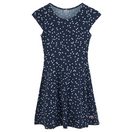 KangaROOS Jerseykleid, Skaterkleid aus Viskose für Sommer und Party, kniefrei, modisch, aus Viskose und Elasthan