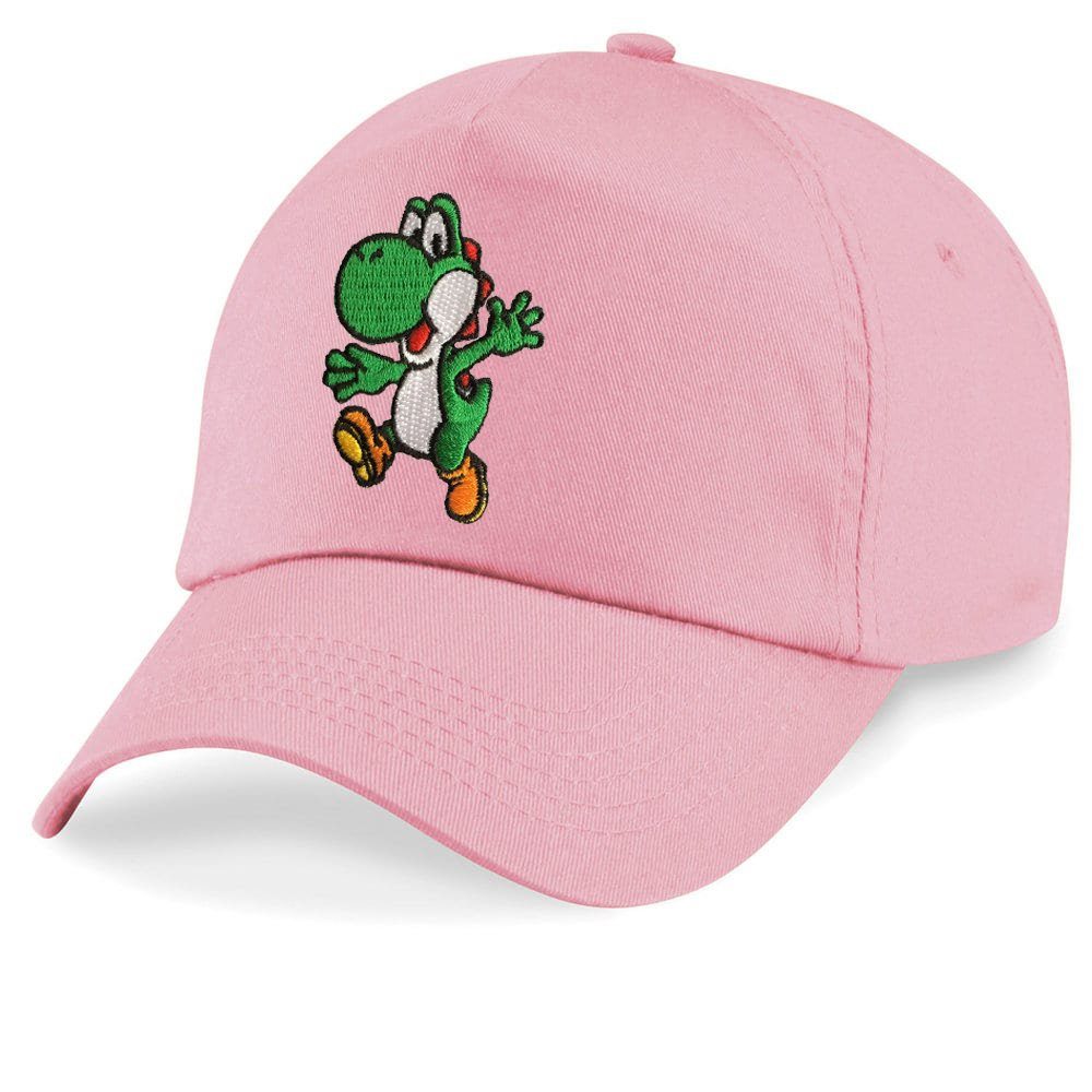 Blondie & Brownie Baseball Cap Kinder Yoshi Stick Patch Mario Luigi Super Nintendo One Size Rosa