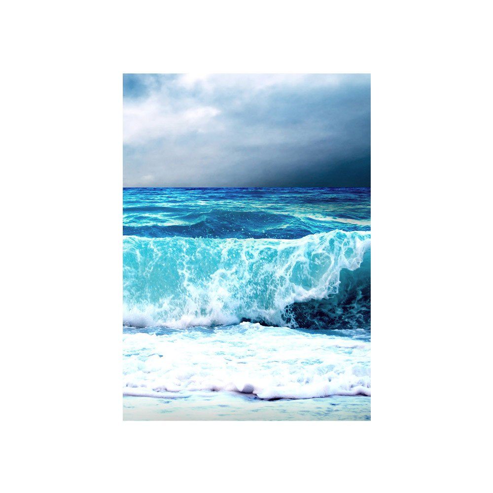 Blau liwwing Meer 100, Fototapete Ozean no. Sturm Türkis Fototapete Meer See Welle Wasser liwwing