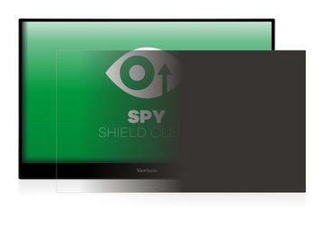 upscreen Blickschutzfolie für ViewSonic TD1655, Displayschutzfolie, Blaulichtfilter Privacy Folie Schutzfolie Sichtschutz klar Anti-Spy