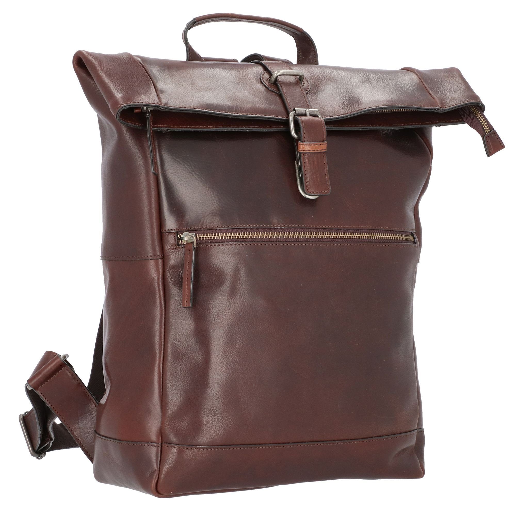 Leonhard Heyden Laptoprucksack Roma, Leder