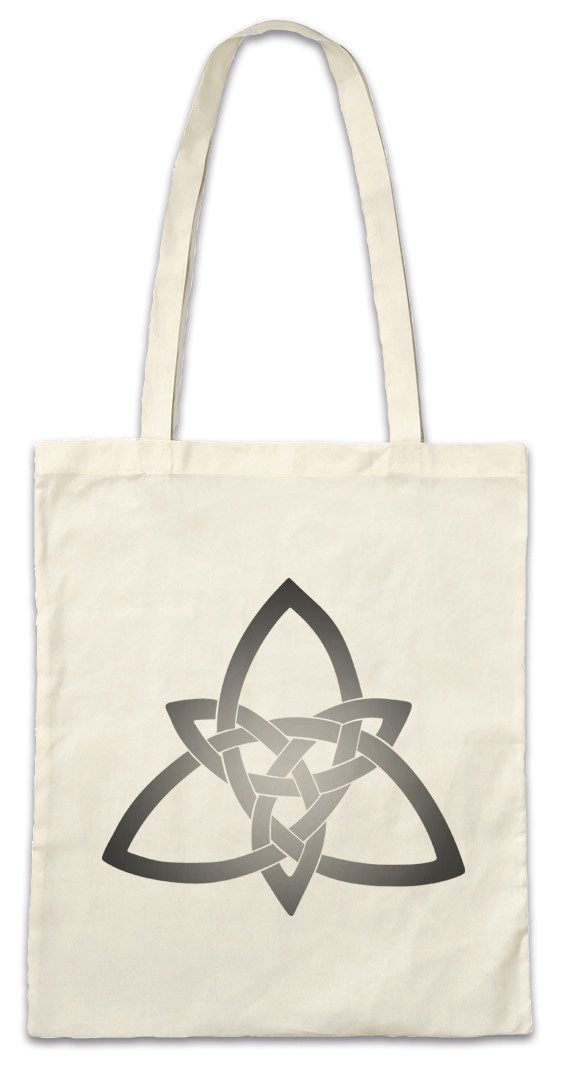 Beuteltasche Celtic Knot Logo Sign I Stofftasche Kelten Knoten Keltisch Kreuz Cross